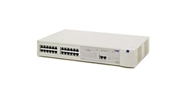 3Com 3C16950 SuperStack II Switch 1100, 24-Port 10Base-T RJ45, 2-Port ...