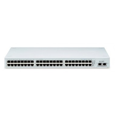 SuperStack 3 4250T Switch, 48-Port 10/100Base-TX Layer 2, Plus 2-Port 10/100/1000