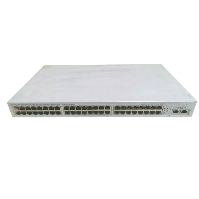 3Com 3C17302 SuperStack 3 4250T Switch, 48-Port 10/100Base-TX Layer 2, Plus 2-Port 10/100/1000