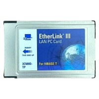 3Com 3C589D-TP EtherLink III LAN PC Card TP, No Dongle Cable