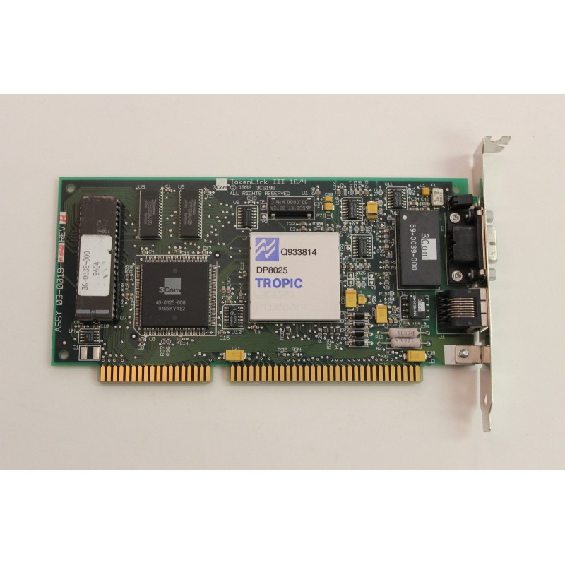 3Com 3C619B Tokenlink III 16/4 16-Bit ISA Network Card