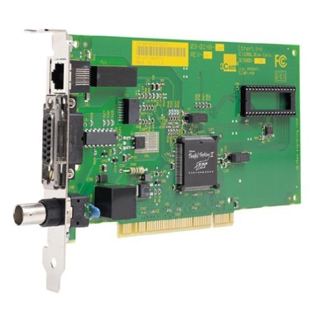 3Com 3C900B-COMBO Etherlink XL 10Mbps PCI Network Interface Card Combo (10Base-T, BNC, AUI)