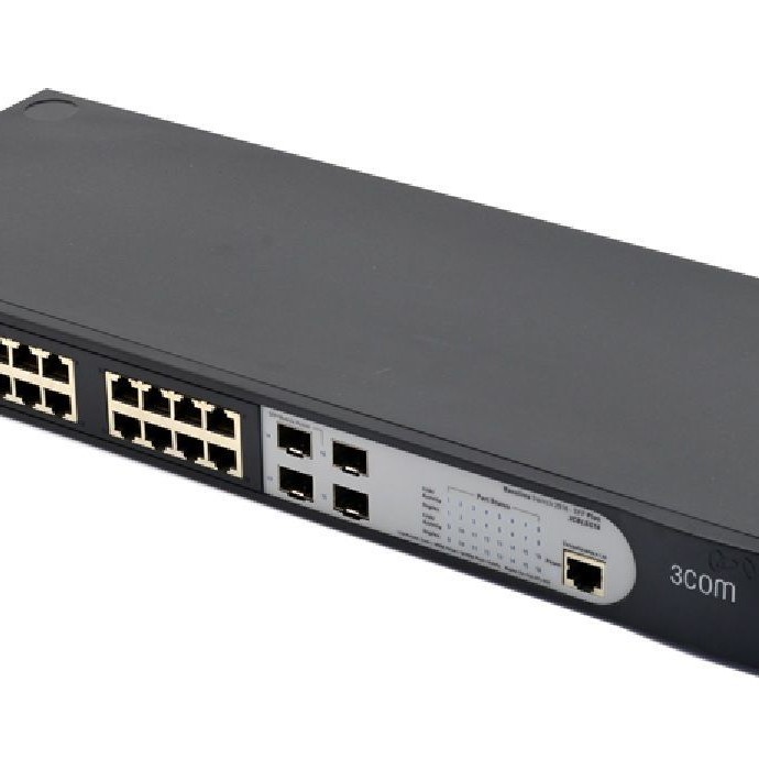 3Com 3CBLSG16 Baseline Switch 2916-SFP Plus 16-Port 10/100/1000 4-Port Gigabit SFP