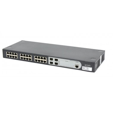 Baseline Switch 2924-SFP Plus 24-Port 10/100/1000 4-Port Gigabit SFP