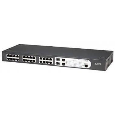 Baseline Switch 2924-PWR Plus 24-Port PoE 10/100/1000 4-Port SFP Ethernet Switch