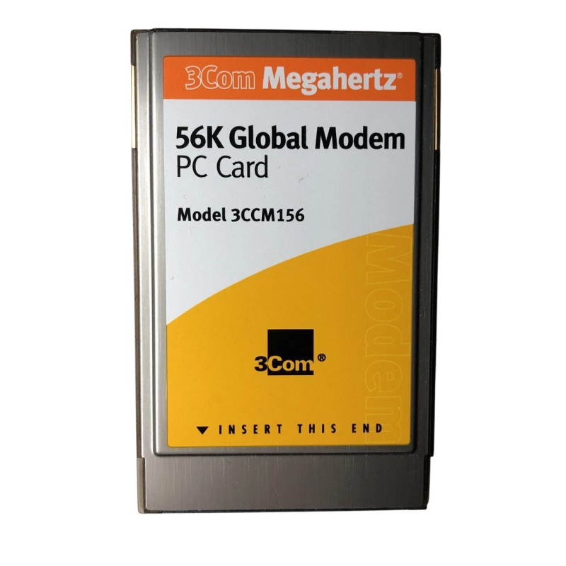 3Com 3CCM156 Megahertz 56K V.90 Fax Global Modem Card for PC / PCMCIA 3Com 3CCM156 Megahertz 56K V.90 Fax Global Modem Card for PC / PCMCIA