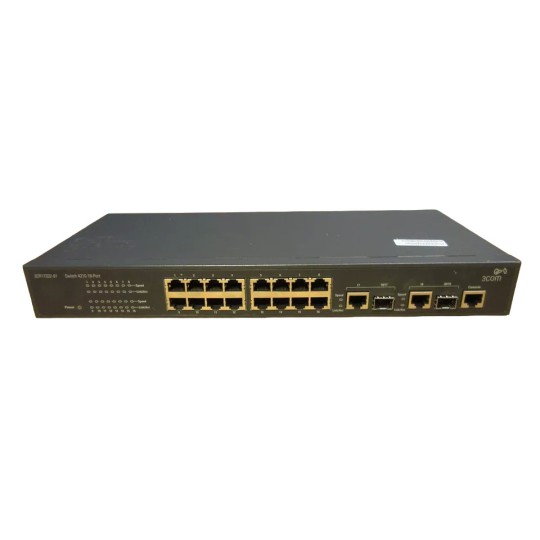 3Com 3CR17332-91 Switch 4210 18-Port Total, 16-Port 10/100 + 2x combo Copper/SFP 3Com 3CR17332-91 Switch 4210 18-Port Total, 16-Port 10/100 + 2x combo Copper/SFP