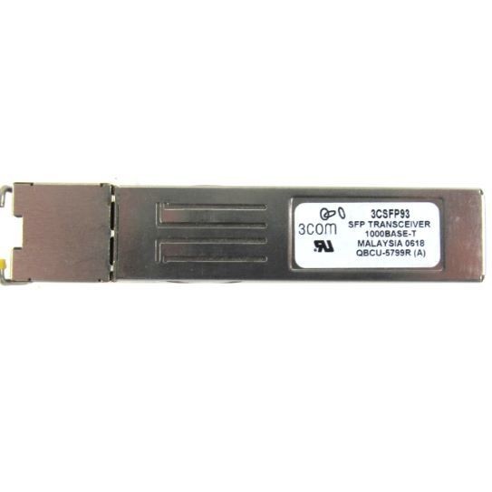 3Com 3CSFP93 1000Base-T SFP RJ-45 Transceiver