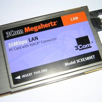 Megahertz 10Base-T Ethernet PCMCIA Card with XJACK Connector