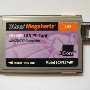 Megahertz XJACK 10/100 PCCARD RJ45 NIC 16BIT