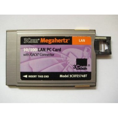 Megahertz XJACK 10/100 PCCARD RJ45 NIC 16BIT