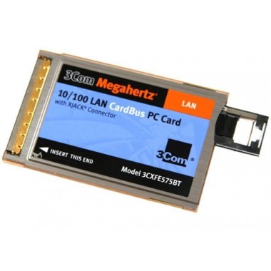 Megahertz 10/100 Ethernet PCMCIA PC Card with XJack