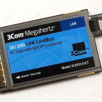 Megahertz 10/100 LAN CardBus (CBus) PC Card with XJACK Connector