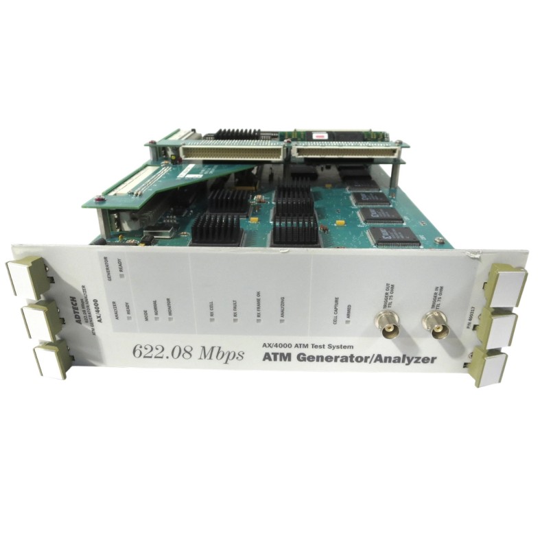 Adtech 400317 AX/4000 622.08 Mbps OC-12 ATM Generator Analyzer Adtech 400317 AX/4000 622.08 Mbps OC-12 ATM Generator Analyzer