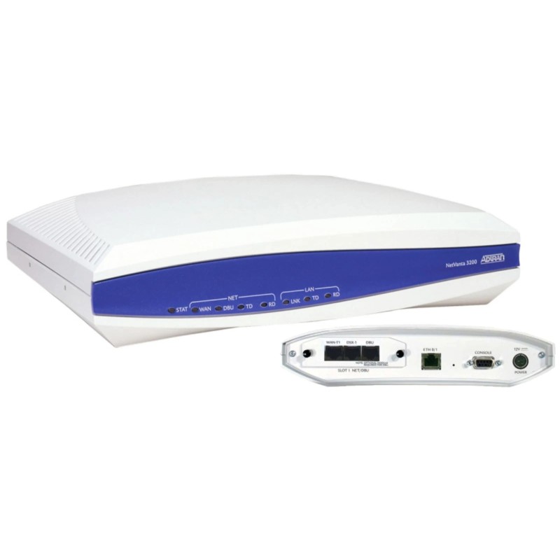 Adtran 4200862L1 NetVanta 3200 Access Router with T/FT1 NIM Frame Relay & PPP Desktop