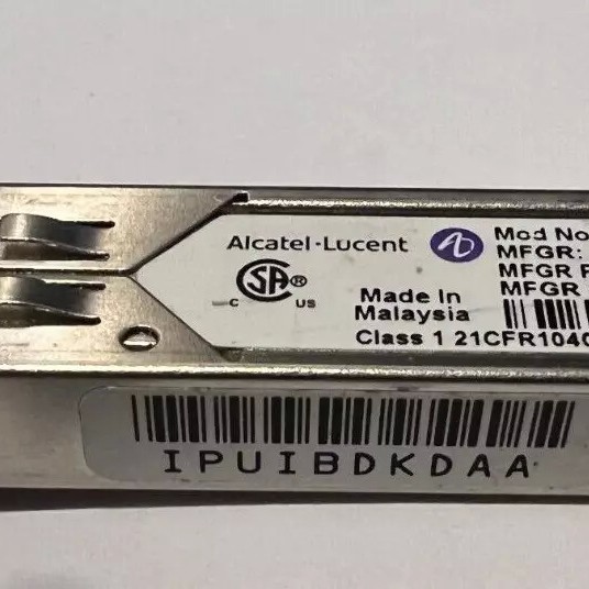 Alcatel Lucent 3HE00027CA SFP-GIGE SX-LC ROHS 6/6 DDM -40/85C