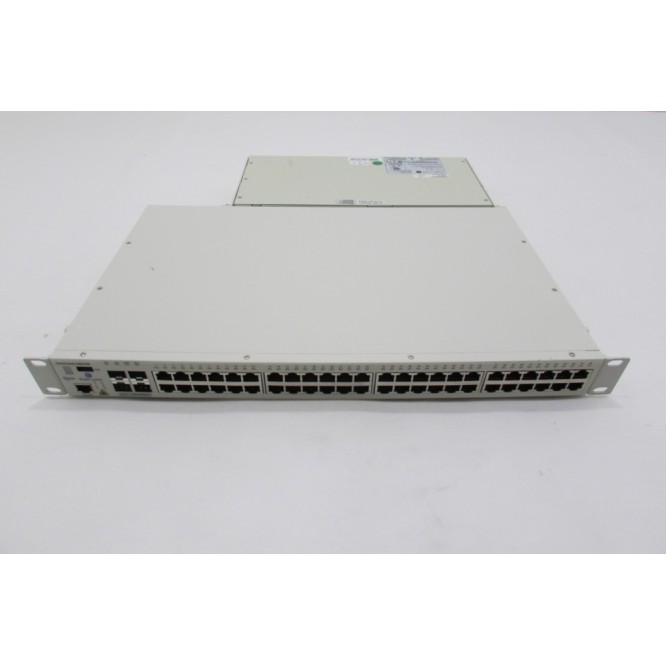 Alcatel Lucent OS6400-P48 48-Port Gigabit Ethernet PoE Switch, 1 AC Power Supply