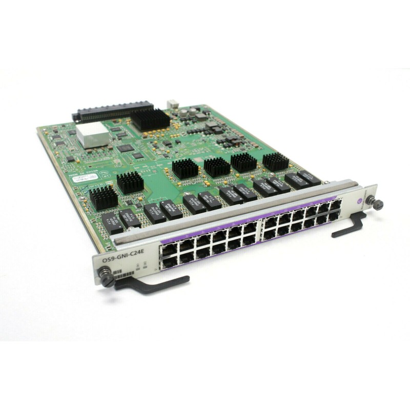 Alcatel Lucent OS9-GNI-C24 24-Port 10/100/100Base-T/TX RJ45 Ethernet Module