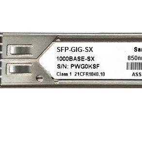 1000BASE-SX 850nm MMF 550-Meter SFP Transceiver Module (3rd Party Compatible)