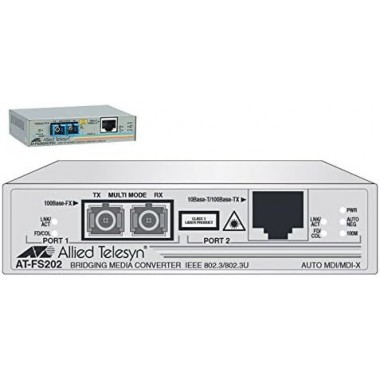 10/100Base-TX to 100Base-FX SC Media Converter Federal