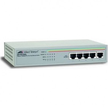 5-Port 10/100Base-TX Switch with Internal Power Supply