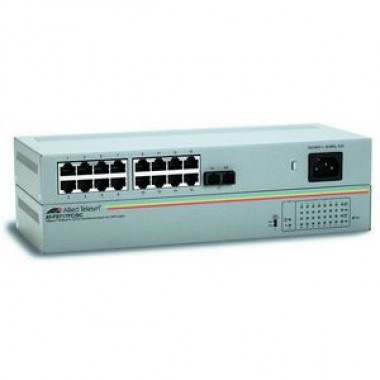 16-Port 10/100Base-TX Ethernet Switch & 1-Port 100Base-FX SC Fiber with Int Power