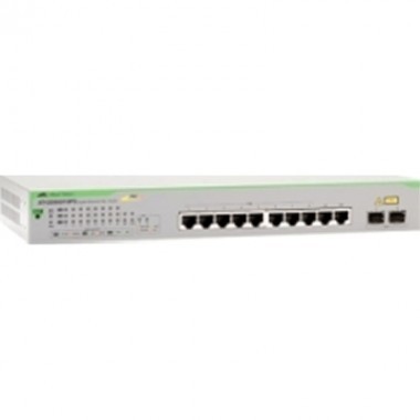 8-Port 10/100/1000t WebSmart Switch with 2SFP Combo Pt PoE+ & US Pwr