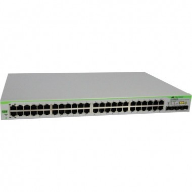 48-Port 10/100/1000 Base-T WebSmart Switch with 4SFP Combo Pt PoE+ & US Power Cord