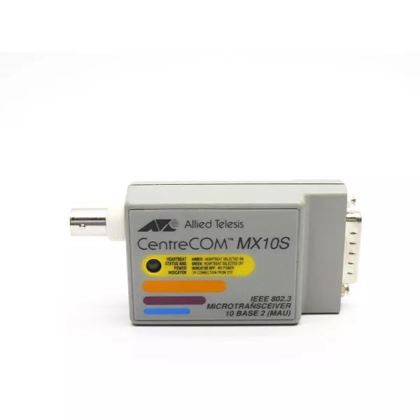 Allied Telesis AT-MX10S-05 CentreCOM AUI to Coax Transceiver
