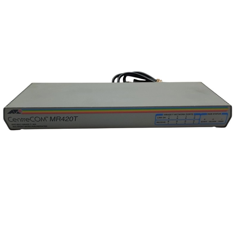 Allied Telesyn MR-420T CentreCOM Repeater / Hub 4x 10Base-T Ports