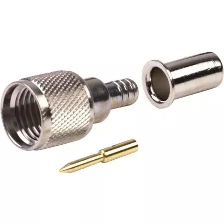 Amphenol 081-115N-1000 RF - MiniUHF Male Crimp RG58