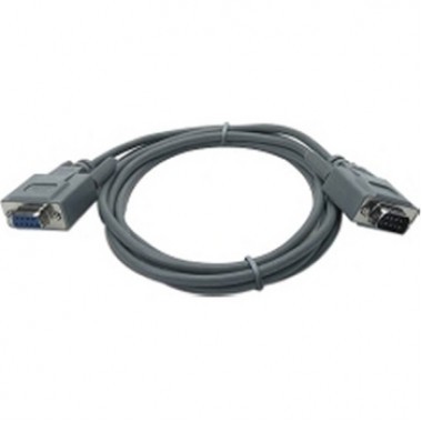 6-Foot Simple Signaling Cable DB-9 Male Serial to DB-9 Female Serial Grey