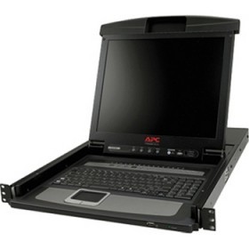 LCD Console Rack 17-Inch with Integrated 8-Port Analog KVM Switch