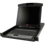 LCD Console Rack 17-Inch with Integrated 16-Port Analog KVM Switch