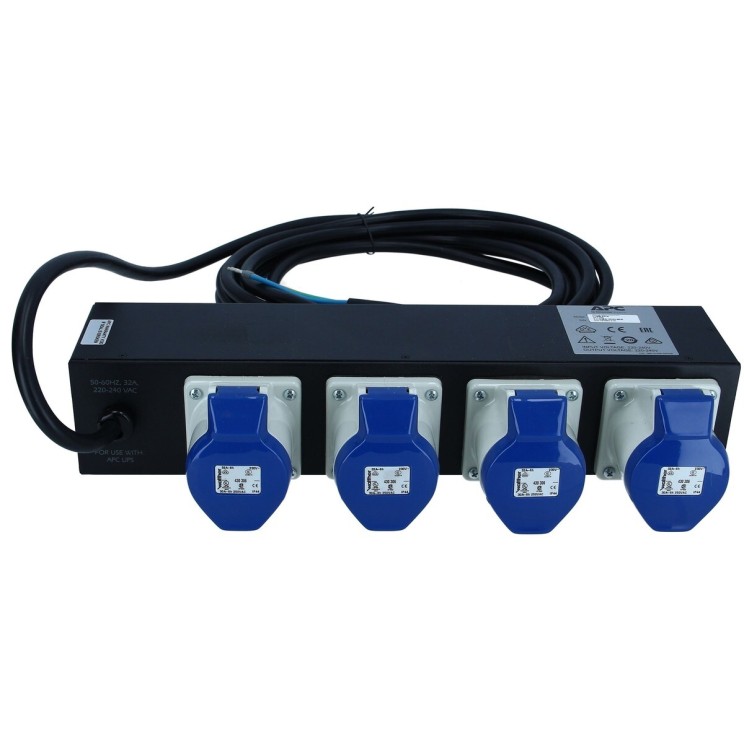 APC AP7586 Rack PDU Extender Basic 230V 32A 2U Rack Mount 4xiec309-32 9mt APC AP7586 Rack PDU Extender Basic 230V 32A 2U Rack Mount 4xiec309-32 9mt