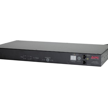 Rack Automatic Transfer Switch (ATS) 200-208V L6-20 with 8xC13 and C19 Outlets, 20A, 8ft Cord