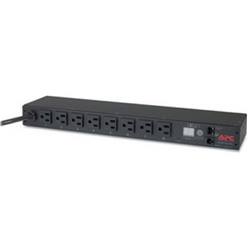 APC AP7800 Rack PDU Metered 100/120V 15A 1U (8) 5-15s