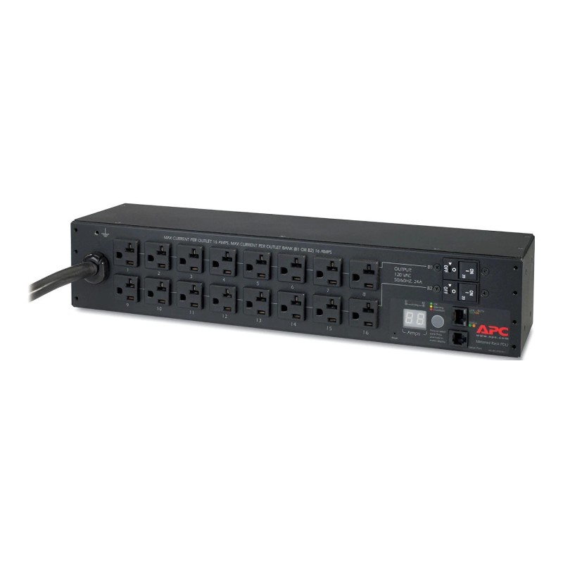 APC AP7802 Metered Rack PDU 120V 30a 2U 16x5-20r