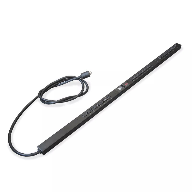 APC AP7899 Metered Rack 14.4kW PDU 208V 40A 0U 24 C13 4 C19 2 L6-30r 10-Foot Cord 14.4kw
