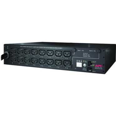 APC AP7911A Switched Rack PDU with 16 C13 Outlets, 208V 30A, 2U APC AP7911A Switched Rack PDU with 16 C13 Outlets, 208V 30A, 2U