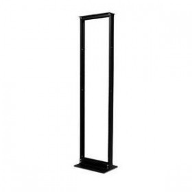 45U NetShelter 2 Post Open Frame Rack Black Finish