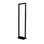 45U NetShelter 2 Post Open Frame Rack Black Finish