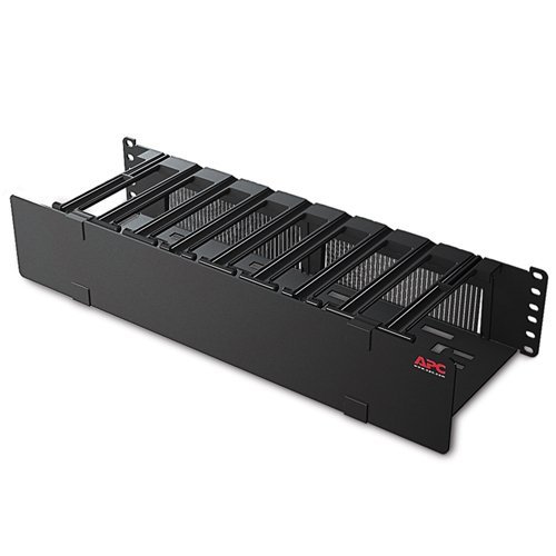 APC AR8603A 2U Horizontal Cable Manager 6 Fingers Top Bottom Tie Down