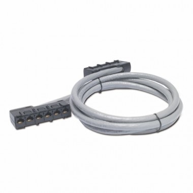 11-Foot Cat5e Gray 24awg PVC Cable with 6 RJ45 Jacks