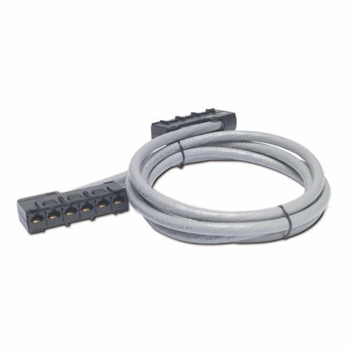 APC DDCC5E-011 11-Foot Cat5e Gray 24awg PVC Cable with 6 RJ45 Jacks