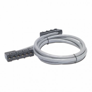 27-Foot Data Distribution Cable Cat5e UTP Cmr Gray 6-Port RJ-46