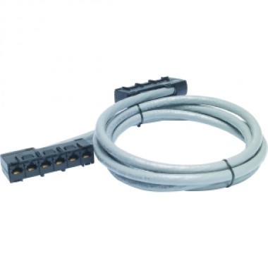 Cat5e CMR Data Distribution Cable 45-Foot Cat5e Gray 4awg Pvc with 6 RJ45 Jacks