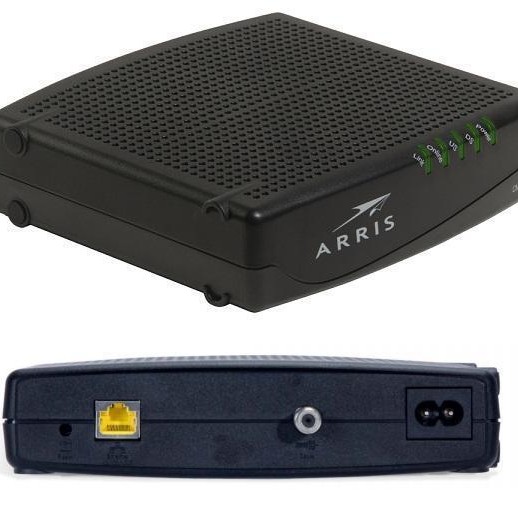 Arris CM820A DOCSIS 3.0 Cable Modem CM820 TC00DLD820 8x4