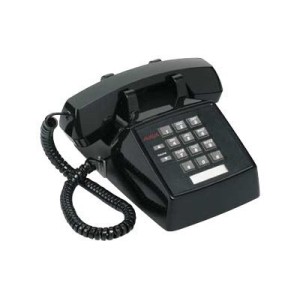 Avaya 108209016 2500 MMGM Single Line Analog Phone in Black