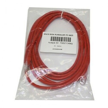 IP Office 500 PRI/BRI ISDN RJ45 / RJ45 Red Trunk Cable, 3 Meters